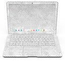 Tiny Black Watercolor Polka Dots - MacBook Air Skin Kit