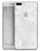 Tiny Black Watercolor Polka Dots - Skin-kit for the iPhone 8 or 8 Plus