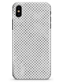 Tiny Black Watercolor Polka Dots - iPhone X Clipit Case