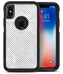 Tiny Black Watercolor Polka Dots - iPhone X OtterBox Case & Skin Kits