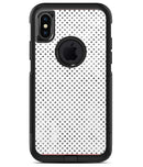 Tiny Black Watercolor Polka Dots - iPhone X OtterBox Case & Skin Kits