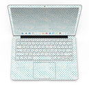 Tiny Blue-Green Watercolor Polka Dots - MacBook Pro with Retina Display Full-Coverage Skin Kit