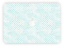 Tiny Blue-Green Watercolor Polka Dots - MacBook Pro with Retina Display Full-Coverage Skin Kit