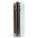 Tiny Blue-Green Watercolor Polka Dots iPhone 6/6s or 6/6s Plus 2-Piece Hybrid INK-Fuzed Case