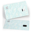 Tiny Blue-Green Watercolor Polka Dots - Premium Protective Decal Skin-Kit for the Apple Credit Card