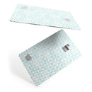 Tiny Blue-Green Watercolor Polka Dots - Premium Protective Decal Skin-Kit for the Apple Credit Card