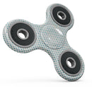 Tiny Blue-Green Watercolor Polka Dots Full-Body Fidget Spinner Skin-Kit