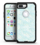Tiny Blue-Green Watercolor Polka Dots - iPhone 7 Plus/8 Plus OtterBox Case & Skin Kits