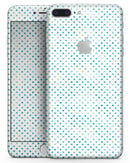 Tiny Blue-Green Watercolor Polka Dots - Skin-kit for the iPhone 8 or 8 Plus