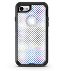 Tiny Blue and Purple Watercolor Polka Dots - iPhone 7 or 8 OtterBox Case & Skin Kits
