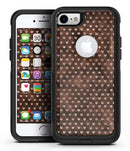 Tiny Chocolate Watercolor Hearts - iPhone 7 or 8 OtterBox Case & Skin Kits