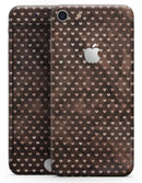 Tiny Chocolate Watercolor Hearts - Skin-kit for the iPhone 8 or 8 Plus