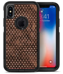 Tiny Chocolate Watercolor Hearts - iPhone X OtterBox Case & Skin Kits