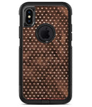 Tiny Chocolate Watercolor Hearts - iPhone X OtterBox Case & Skin Kits