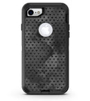 Tiny Coal Watercolor Hearts - iPhone 7 or 8 OtterBox Case & Skin Kits
