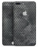 Tiny Coal Watercolor Hearts - Skin-kit for the iPhone 8 or 8 Plus
