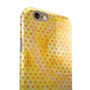 Tiny Gold Watercolor Hearts iPhone 6/6s or 6/6s Plus 2-Piece Hybrid INK-Fuzed Case