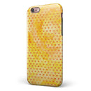 Tiny Gold Watercolor Hearts iPhone 6/6s or 6/6s Plus 2-Piece Hybrid INK-Fuzed Case