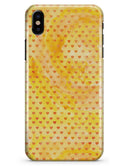 Tiny Gold Watercolor Hearts - iPhone X Clipit Case