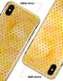 Tiny Gold Watercolor Hearts - iPhone X Clipit Case