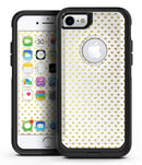 Tiny Golden Hearts Pattern - iPhone 7 or 7 Plus Commuter Case Skin Kit