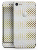 Tiny Golden Hearts Pattern - Skin-kit for the iPhone 8 or 8 Plus