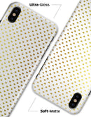 Tiny Golden Hearts Pattern - iPhone X Clipit Case