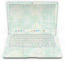 Tiny Green Watercolor Polka Dots - MacBook Air Skin Kit