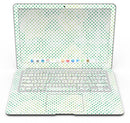 Tiny Green Watercolor Polka Dots - MacBook Air Skin Kit