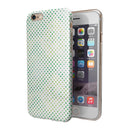 Tiny Green Watercolor Polka Dots iPhone 6/6s or 6/6s Plus 2-Piece Hybrid INK-Fuzed Case