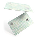 Tiny Green Watercolor Polka Dots - Premium Protective Decal Skin-Kit for the Apple Credit Card
