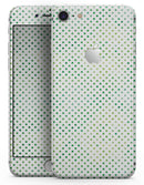 Tiny Green Watercolor Polka Dots - Skin-kit for the iPhone 8 or 8 Plus