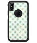Tiny Green Watercolor Polka Dots - iPhone X OtterBox Case & Skin Kits