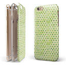Tiny Mint Watercolor Hearts iPhone 6/6s or 6/6s Plus 2-Piece Hybrid INK-Fuzed Case