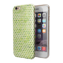 Tiny Mint Watercolor Hearts iPhone 6/6s or 6/6s Plus 2-Piece Hybrid INK-Fuzed Case