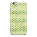 Tiny Mint Watercolor Hearts iPhone 6/6s or 6/6s Plus 2-Piece Hybrid INK-Fuzed Case