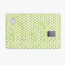 Tiny Mint Watercolor Hearts - Premium Protective Decal Skin-Kit for the Apple Credit Card