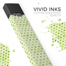 Tiny Mint Watercolor Hearts - Premium Decal Protective Skin-Wrap Sticker compatible with the Juul Labs vaping device