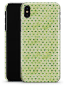 Tiny Mint Watercolor Hearts - iPhone X Clipit Case