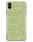 Tiny Mint Watercolor Hearts - iPhone X Clipit Case