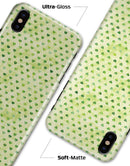 Tiny Mint Watercolor Hearts - iPhone X Clipit Case