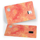Tiny Orange Watercolor Hearts - Premium Protective Decal Skin-Kit for the Apple Credit Card