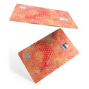 Tiny Orange Watercolor Hearts - Premium Protective Decal Skin-Kit for the Apple Credit Card