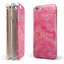 Tiny Pink Watercolor Hearts iPhone 6/6s or 6/6s Plus 2-Piece Hybrid INK-Fuzed Case