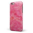 Tiny Pink Watercolor Hearts iPhone 6/6s or 6/6s Plus 2-Piece Hybrid INK-Fuzed Case