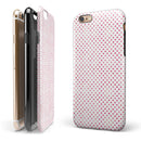 Tiny Pink Watercolor Polka Dots iPhone 6/6s or 6/6s Plus 2-Piece Hybrid INK-Fuzed Case