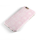 Tiny Pink Watercolor Polka Dots iPhone 6/6s or 6/6s Plus 2-Piece Hybrid INK-Fuzed Case