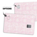 Tiny Pink Watercolor Polka Dots - Premium Protective Decal Skin-Kit for the Apple Credit Card