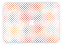 Tiny Red-Orange Watercolor Polka Dots - MacBook Pro with Retina Display Full-Coverage Skin Kit