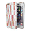 Tiny Red-Orange Watercolor Polka Dots iPhone 6/6s or 6/6s Plus 2-Piece Hybrid INK-Fuzed Case